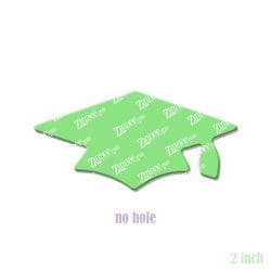 Alternative view of Grad Cap – Acrylic Badge Reel Blank (2") No Hole | Optional Sticker or UV DTF