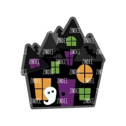 Haunted House – Mini Acrylic Charm Blank (1.5") | Optional Sticker or UV DTF