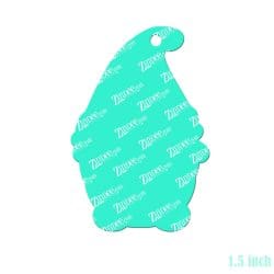 Alternative view of Heart Gnome – Mini Acrylic Charm Blank (1.5") | Optional Sticker or UV DTF
