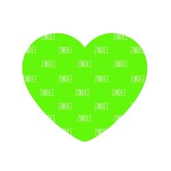 Alternative view of Heart Charm acrylic blank (.5 inch) NO HOLE 10 pack