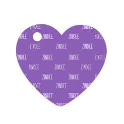 Alternative view of Heart Charm acrylic blank (1 inch) 10 pack