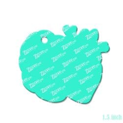 Alternative view of Heart Brain – Mini Acrylic Charm Blank (1.5") | Optional Sticker or UV DTF