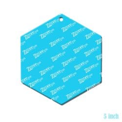 Hexagon acrylic blank (5 inch)