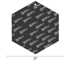 Alternative view of Hexagon – Acrylic Keychain Blank (3") | Optional Sticker or UV DTF