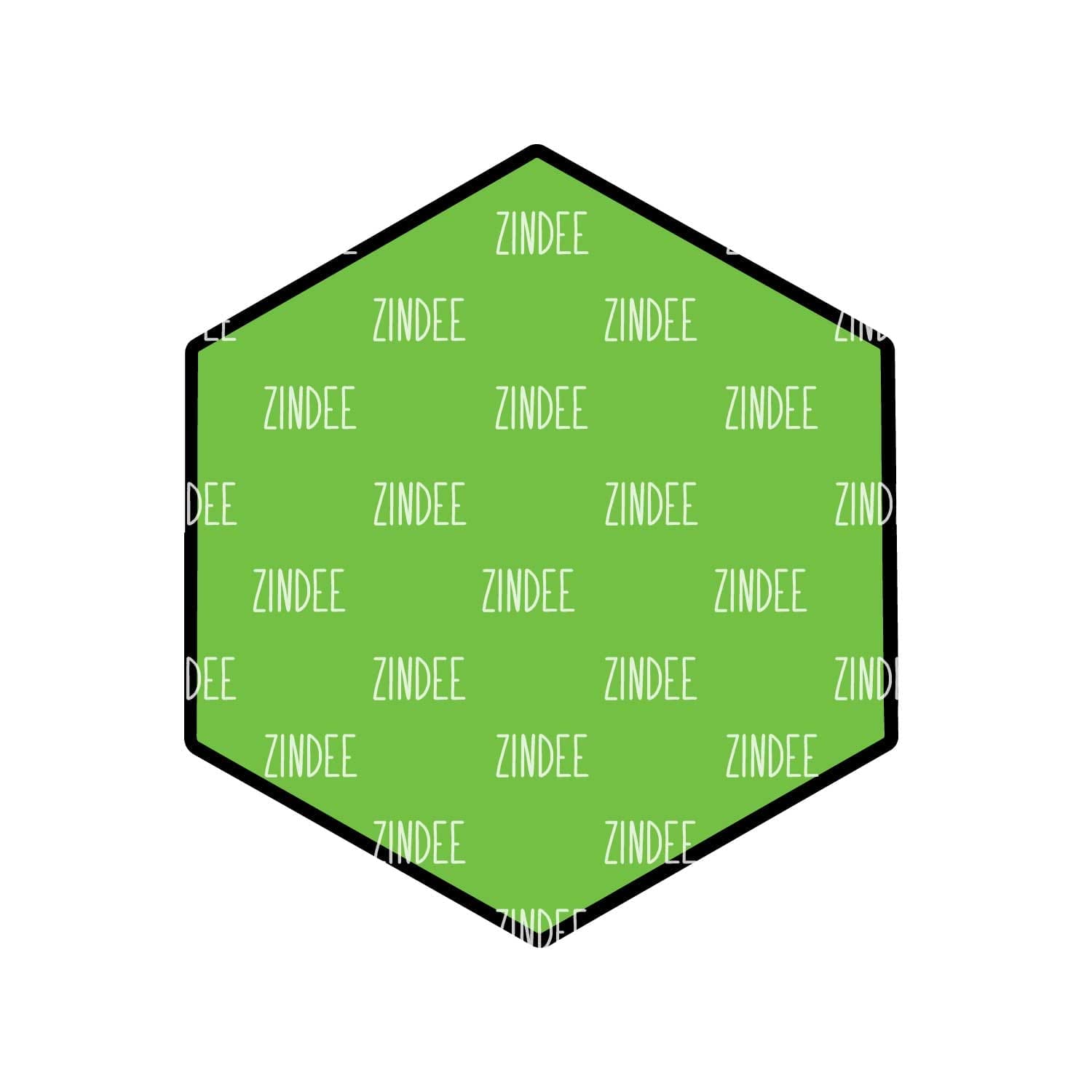 Hexagon acrylic blank (5 inch) - Image 2