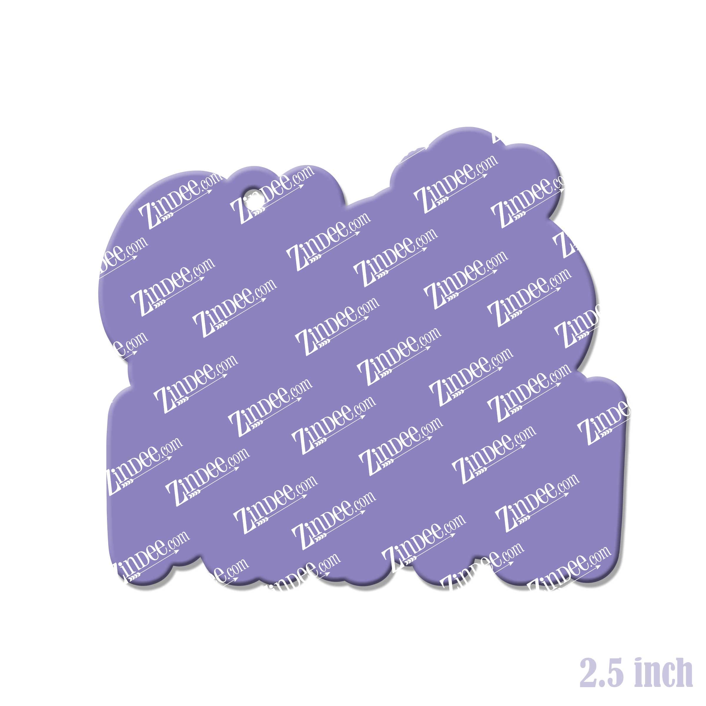 Hi Pumpkin – Acrylic Keychain Blank (2.5") | Optional Sticker or UV DTF - Image 2