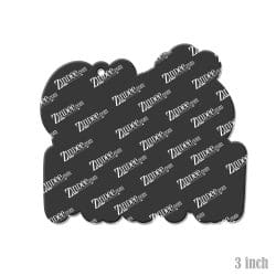 Alternative view of Hi Pumpkin – Acrylic Keychain Blank (3") | Optional Sticker or UV DTF
