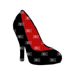 High Heel – Mini Acrylic Charm Blank (1.5") | Optional Sticker or UV DTF