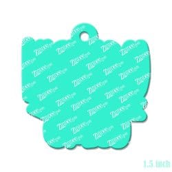 Alternative view of History Crew – Mini Acrylic Charm Blank (1.5") | Optional Sticker or UV DTF