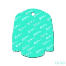 Alternative view of Hockey Jersey – Mini Acrylic Charm Blank (1.5") | Optional Sticker or UV DTF