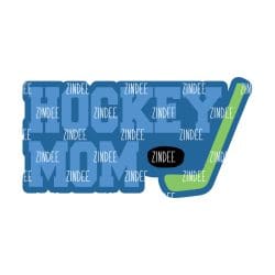 Hockey Mom – Acrylic Keychain Blank (3") | Optional Sticker or UV DTF