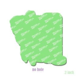 Alternative view of Hockey Tag – Acrylic Badge Reel Blank (2") No Hole | Optional Sticker or UV DTF