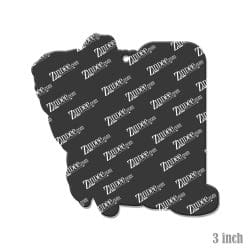 Alternative view of Hockey Tag – Acrylic Keychain Blank (3") | Optional Sticker or UV DTF