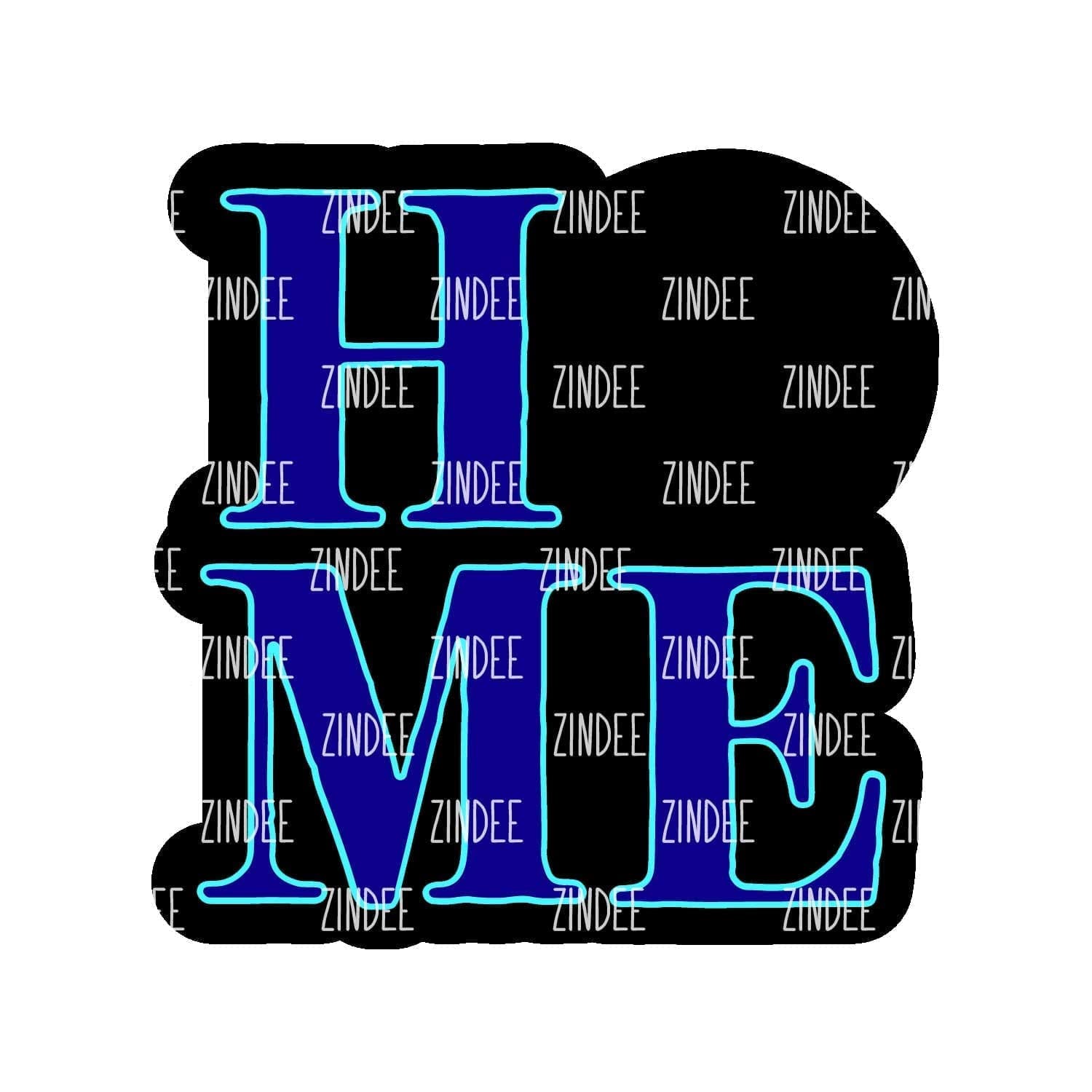 Home Sign Square (White Acrylic) - Image 2