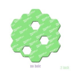 Alternative view of Honeycomb – Acrylic Badge Reel Blank (2") No Hole | Optional Sticker or UV DTF