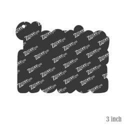 Alternative view of Hospice Nurse – Acrylic Keychain Blank (3") | Optional Sticker or UV DTF