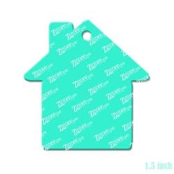 Alternative view of House – Mini Acrylic Charm Blank (1.5") | Optional Sticker or UV DTF