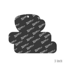 Alternative view of I Love Books – Acrylic Keychain Blank (3") | Optional Sticker or UV DTF