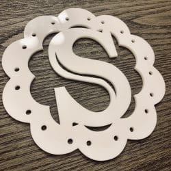 Home Sign Square (White Acrylic) - Image 3
