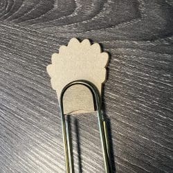 Paperclip Backing (.8 inch wide) WHITE acrylic - Image 4