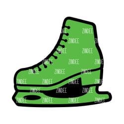 Ice Skate – Acrylic Keychain Blank (3") | Optional Sticker or UV DTF