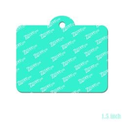Alternative view of Identification Tag – Mini Acrylic Charm Blank (1.5") | Optional Sticker or UV DTF