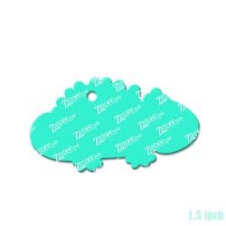 Alternative view of Iguana – Mini Acrylic Charm Blank (1.5") | Optional Sticker or UV DTF