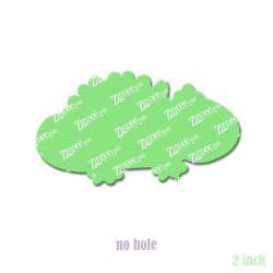 Iguana – Acrylic Badge Reel Blank (2") No Hole | Optional Sticker or UV DTF - Image 2