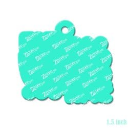 Alternative view of It's The Veins For Me – Mini Acrylic Charm Blank (1.5") | Optional Sticker or UV DTF