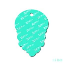 Alternative view of Jellyfish Baby – Mini Acrylic Charm Blank (1.5") | Optional Sticker or UV DTF