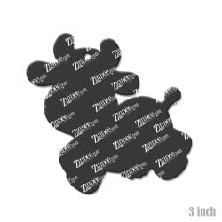 Alternative view of Jumping Cow – Acrylic Keychain Blank (3") | Optional Sticker or UV DTF