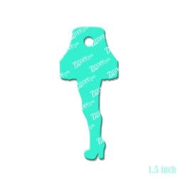 Alternative view of Leg Lamp – Mini Acrylic Charm Blank (1.5") | Optional Sticker or UV DTF