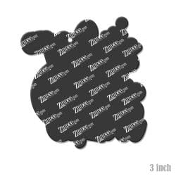Alternative view of Let's Roll Wheelchair – Acrylic Keychain Blank (3") | Optional Sticker or UV DTF