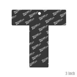 Letter T – Acrylic Keychain Blank (3") | Optional Sticker or UV DTF - Image 2