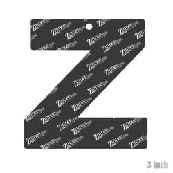 Letter Z – Acrylic Keychain Blank (3") | Optional Sticker or UV DTF - Image 2