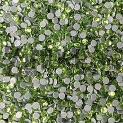 Alternative view of Light peridot Hotfix Rhinestone ss10 (machine cut) 10 Gross