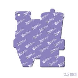 Alternative view of Love Iced Coffee – Acrylic Keychain Blank (2.5") | Optional Sticker or UV DTF