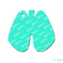 Alternative view of Lungs – Mini Acrylic Charm Blank (1.5") | Optional Sticker or UV DTF