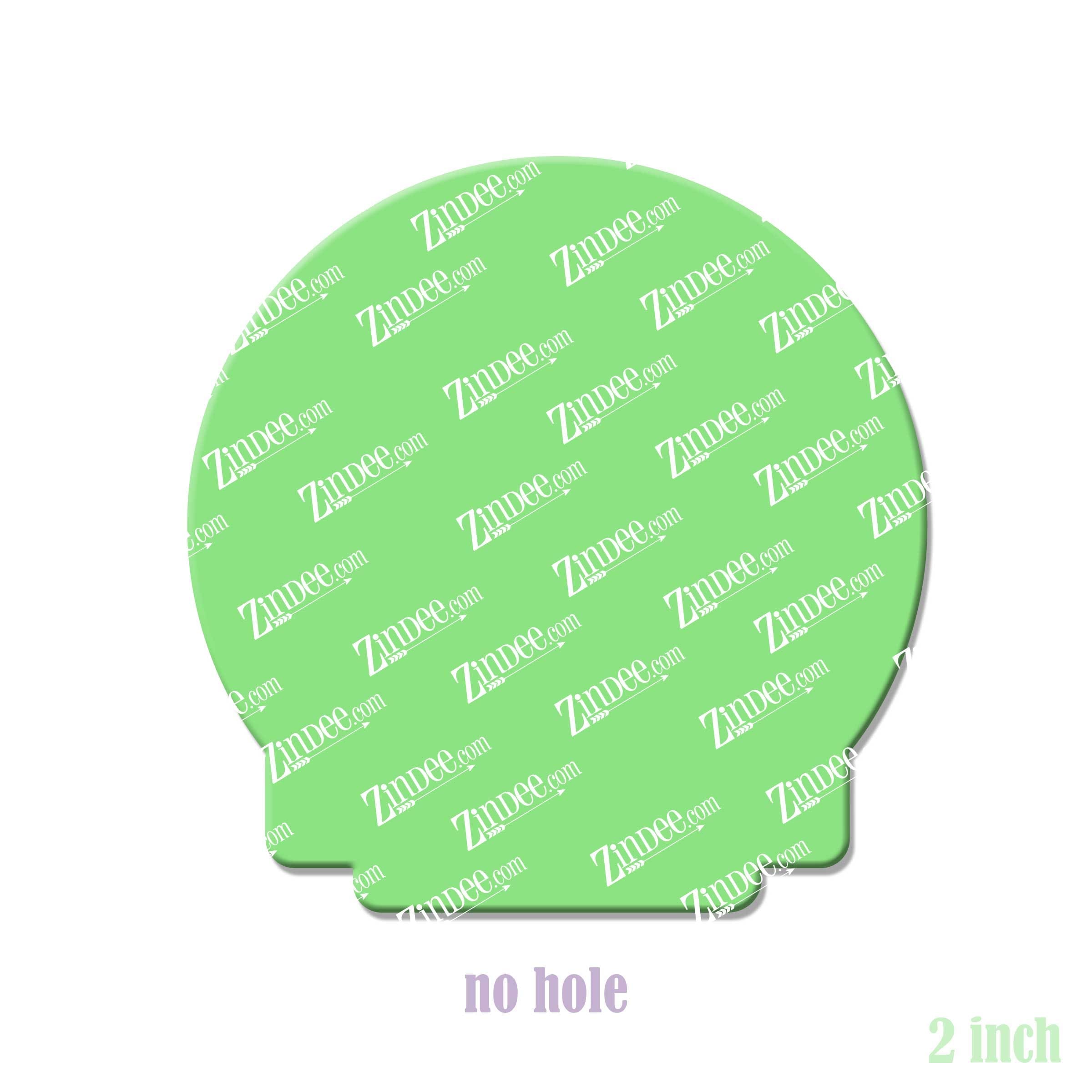 MRI Machine – Acrylic Badge Reel Blank (2") No Hole | Optional Sticker or UV DTF - Image 2