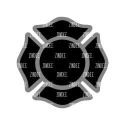 Maltese Cross – Acrylic Keychain Blank (2.5") | Optional Sticker or UV DTF