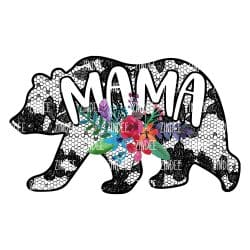 Mama Bear Lace (Sublimation Transfer)