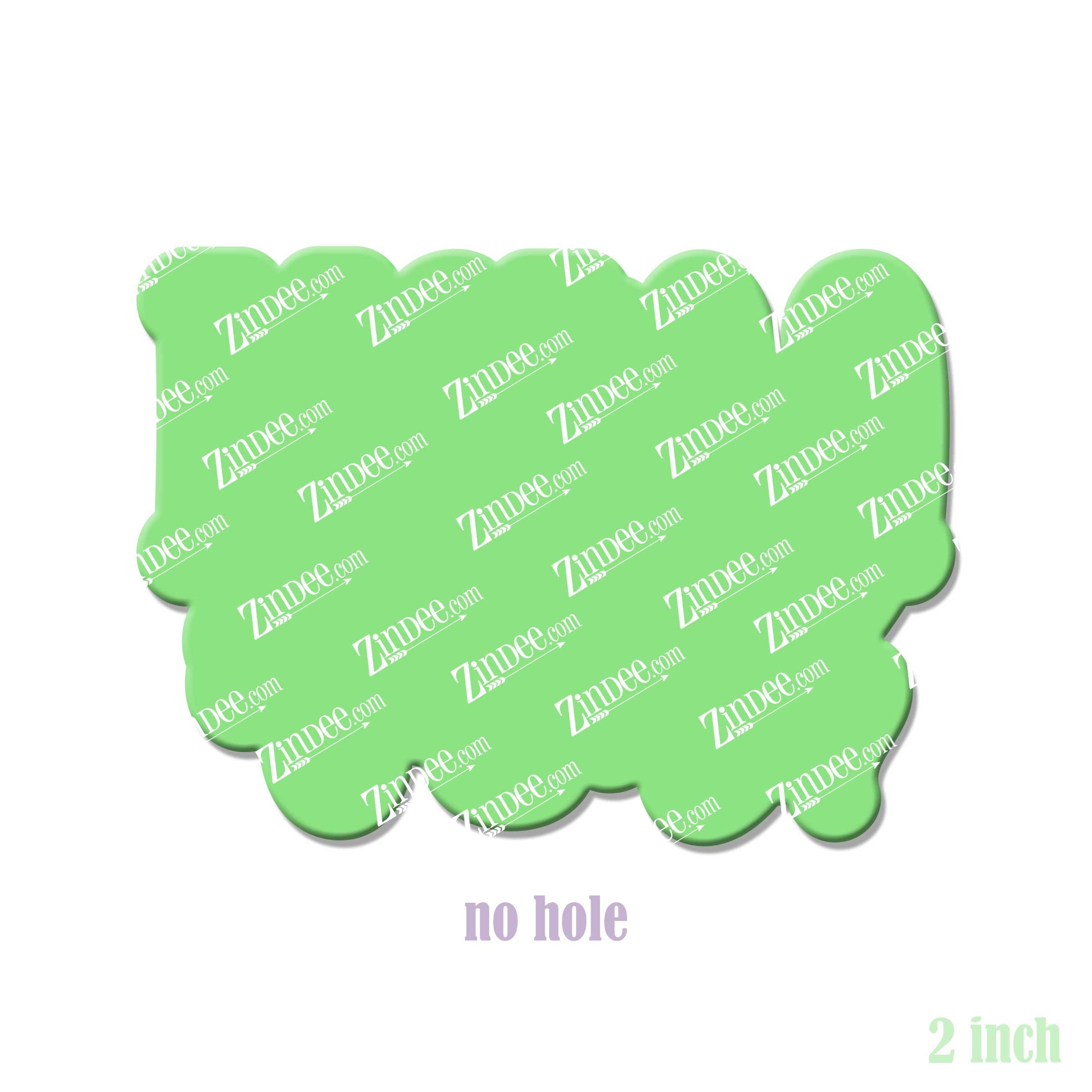 Mama of Both – Acrylic Badge Reel Blank (2") No Hole | Optional Sticker or UV DTF - Image 2