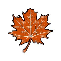 Maple Leaf – Acrylic Keychain Blank (3") | Optional Sticker or UV DTF