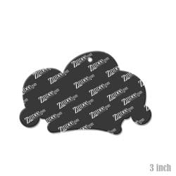 Alternative view of Mardi Gras Hat – Acrylic Keychain Blank (3") | Optional Sticker or UV DTF