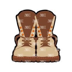 Military Boots – Acrylic Keychain Blank (3") | Optional Sticker or UV DTF