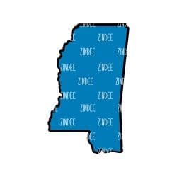 Mississippi – Acrylic Badge Reel Blank (2") No Hole | Optional Sticker or UV DTF