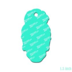 Alternative view of Mom Skull Life – Mini Acrylic Charm Blank (1.5") | Optional Sticker or UV DTF