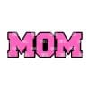 Mom (word) – Acrylic Badge Reel Blank (2") No Hole | Optional Sticker or UV DTF