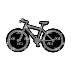 Mountain Bike acrylic blank (3 inch) - Image 2