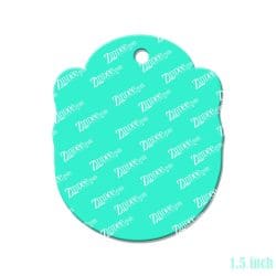 Alternative view of Mrs. Claus (Dark Skin) – Mini Acrylic Charm Blank (1.5") | Optional Sticker or UV DTF